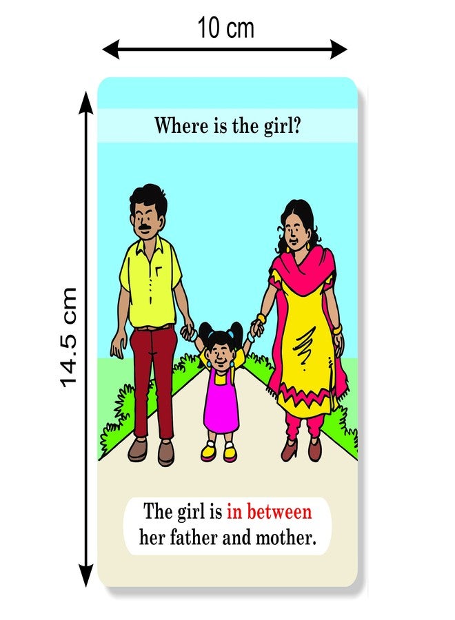 Brainy Bug Resources Flashcards with App-Enabled Audio | Action Words (Levels 1 and 2) and Position Words (Level 1) | Audio in Hindi, English, Punjabi, Tamil, Kannada, Telugu - Image 5
